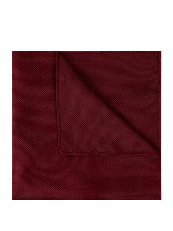 Blick Einstecktuch Aus Seide – Metallic Rot 1