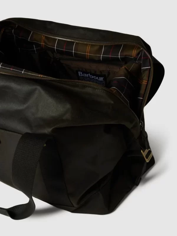 Barbour Weekender Mit Label-Patch Modell ‘BARBOUR EXPLORER WAX DUFF’ – Olivgrün 5