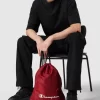 CHAMPION Rucksack Mit Label-Print Modell ‘Satchel’ – Dunkelrot 19