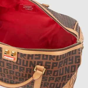 Sprayground Weekender Mit Logo-Muster – Mittelbraun 16