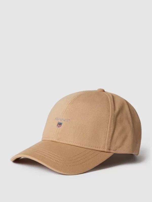 Gant Cap Aus Baumwolle Mit Label-Stitching – Beige 1