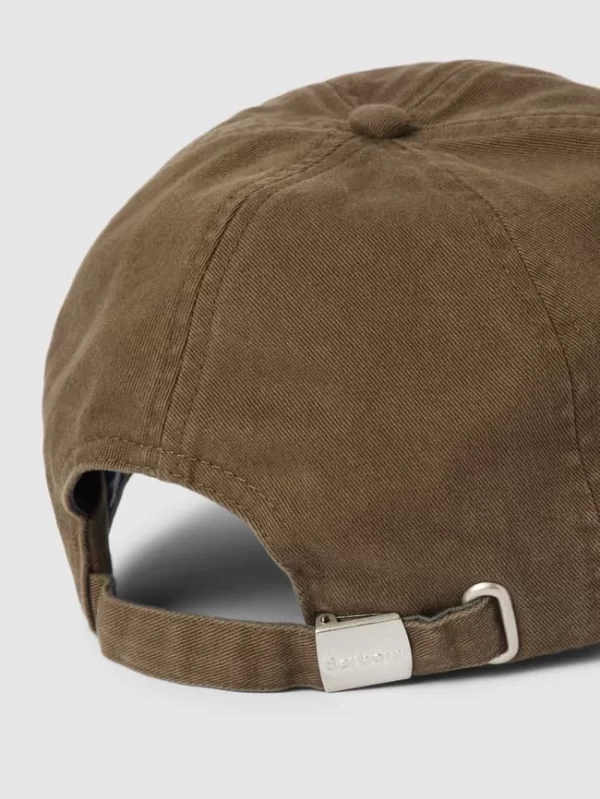 Barbour Basecap Mit Label-Stitching Modell ‘CASCADE’ – Olivgrün 4