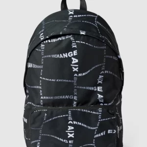 ARMANI EXCHANGE Rucksack Mit Allover-Muster Modell ‘AOP’ – Schwarz 9