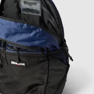 Blauer USA Rucksack Mit Label-Details Modell ‘LIGHT’ – Marineblau 13