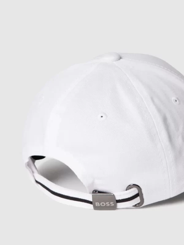 BOSS Cap Mit Brand-Stitching – Weiß 3