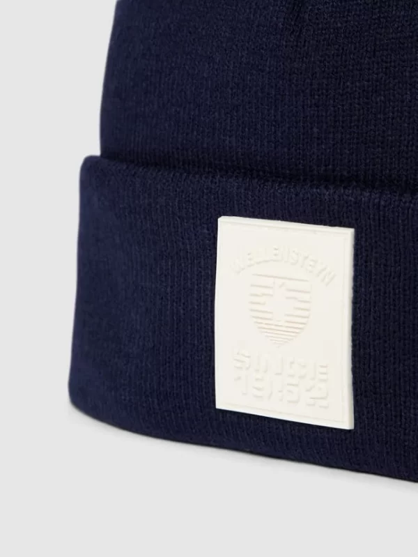 Wellensteyn Beanie In Ripp-Optik – Marineblau 3