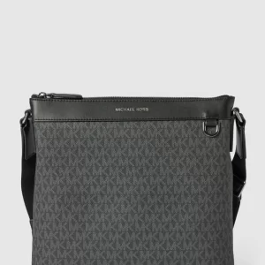 Michael Kors Umhängetasche Mit Allover-Logo – Schwarz 9