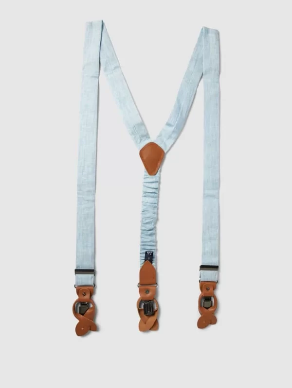 Prince Bowtie Fliege Mit Hosenträgern Im Set – Bleu 4