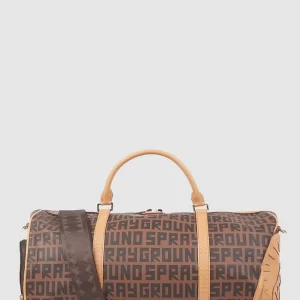 Sprayground Weekender Mit Logo-Muster – Mittelbraun 10
