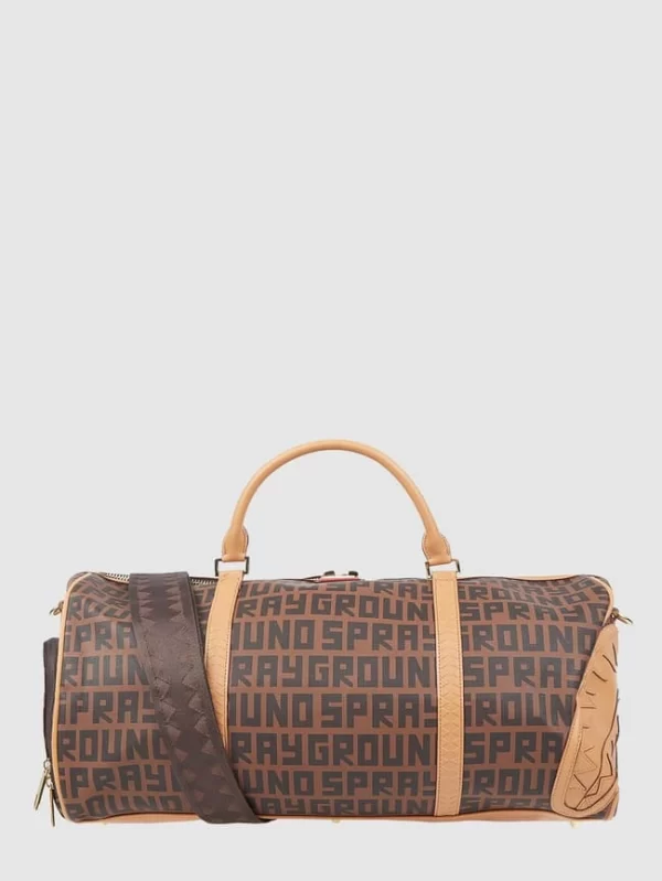 Sprayground Weekender Mit Logo-Muster – Mittelbraun 3