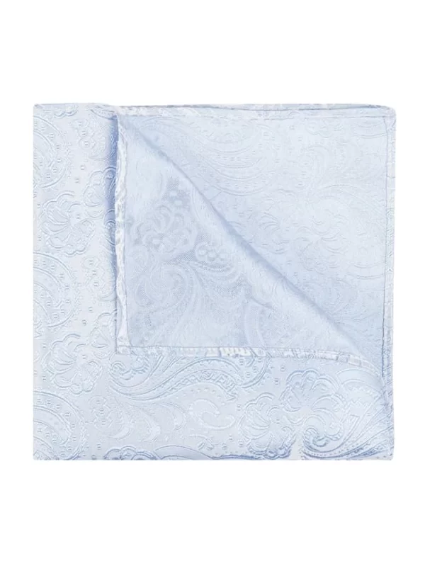 Prince Bowtie Krawatte Und Einstecktuch Im Set Mit Allover-Muster – Bleu 3