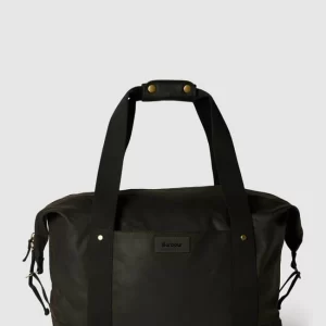 Barbour Weekender Mit Label-Patch Modell ‘BARBOUR EXPLORER WAX DUFF’ – Olivgrün 9