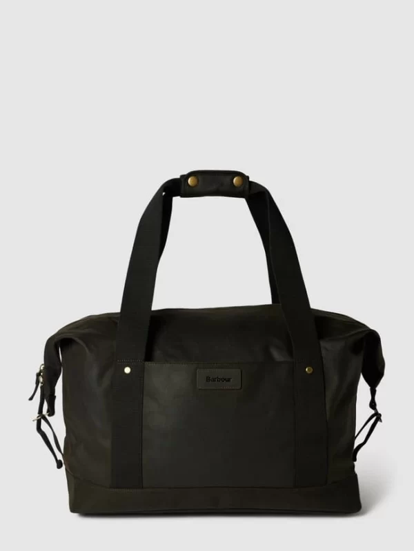 Barbour Weekender Mit Label-Patch Modell ‘BARBOUR EXPLORER WAX DUFF’ – Olivgrün 3