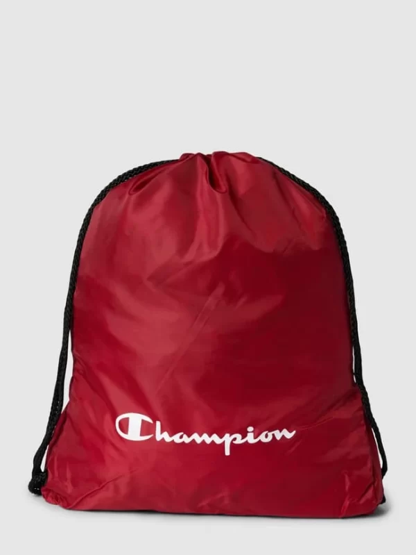 CHAMPION Rucksack Mit Label-Print Modell ‘Satchel’ – Dunkelrot 3
