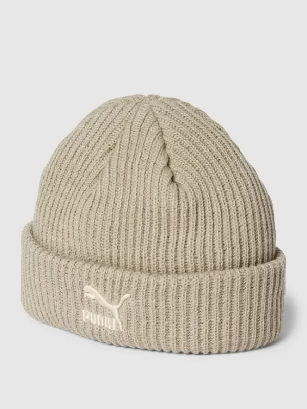Puma Beanie Mit Label-Stitching Modell ‘Fisherman B’ – Flanell 1
