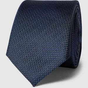BOSS Krawatte Mit Strukturmuster – Marineblau 8