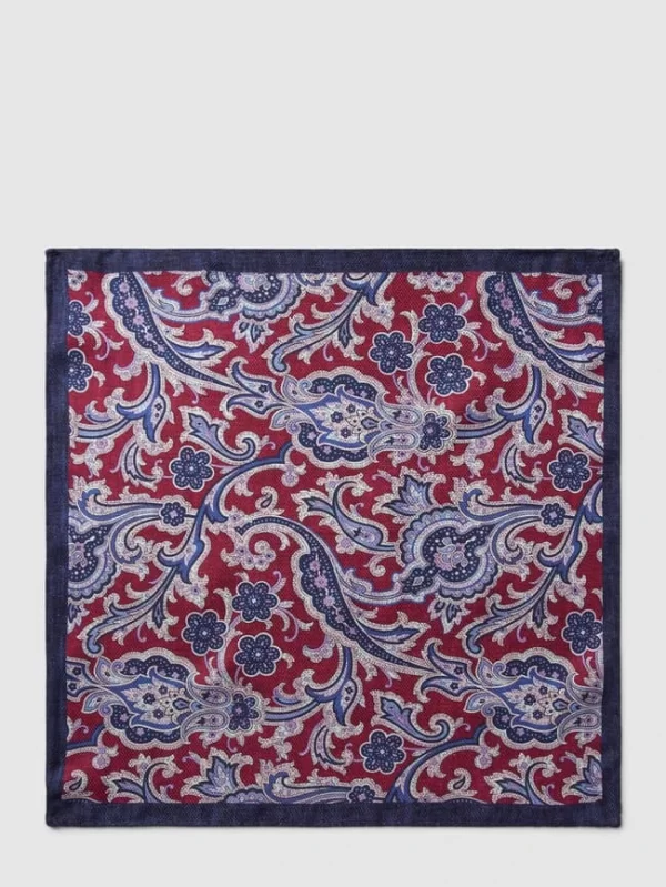Verugia Einstecktuch Mit Allover-Muster – Fuchsia 4