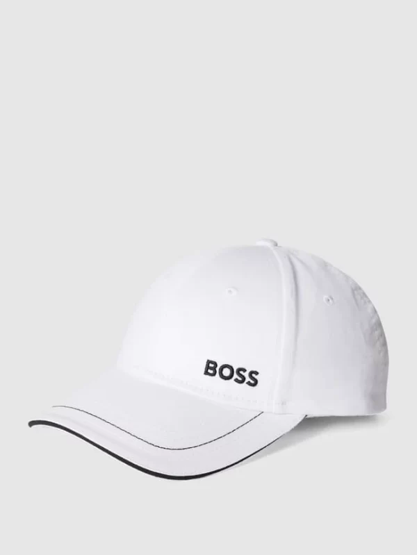 BOSS Cap Mit Brand-Stitching – Weiß 1