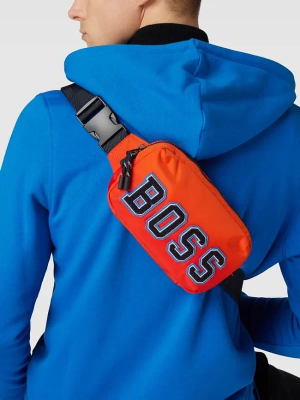 BOSS Bauchtasche Mit Label-Patch Modell ‘Catch’ – Orange 1