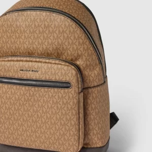 Michael Kors Rucksack Mit Allover-Logo – Beige 11