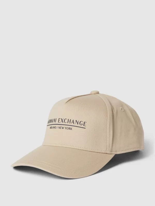 ARMANI EXCHANGE Basecap Mit Label-Print – Sand 1