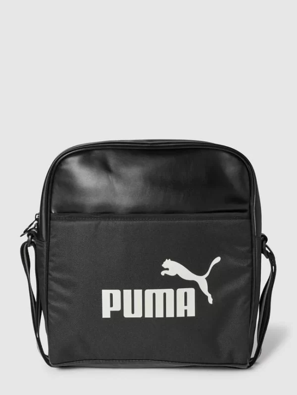 Puma Umhängetasche Mit Label-Print Modell ‘Campus Flight Bag’ – Schwarz 3