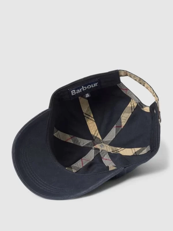 Barbour Basecap Mit Label-Stitching Modell ‘CASCADE’ – Marineblau 3