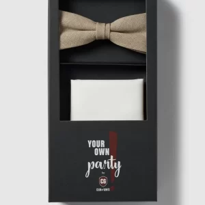 CG – Club Of Gents Fliege Und Einstecktuch Im Set Modell ‘Paxton’ – Sand 8