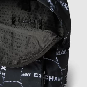 ARMANI EXCHANGE Rucksack Mit Allover-Muster Modell ‘AOP’ – Schwarz 15
