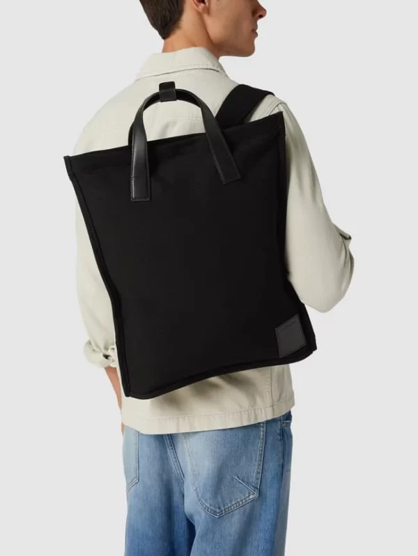 Tiger Of Sweden Rucksack Mit Label-Patch Modell ‘Befri’ – Schwarz 1