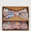 Prince Bowtie Fliege Und Einstecktuch Im Set – Altrosa 13