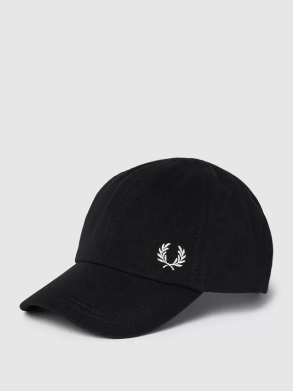 Fred Perry Basecap Mit Logo-Stitching – Schwarz 1