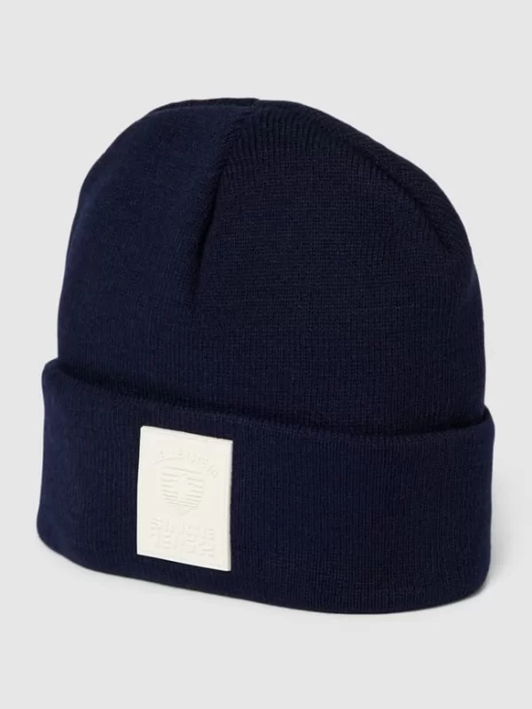 Wellensteyn Beanie In Ripp-Optik – Marineblau 1