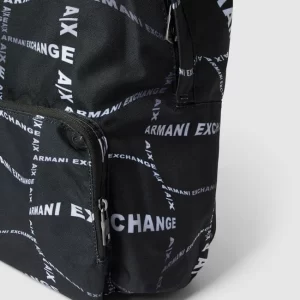 ARMANI EXCHANGE Rucksack Mit Allover-Muster Modell ‘AOP’ – Schwarz 11