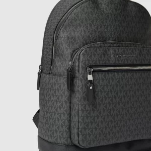 Michael Kors Rucksack Mit Allover-Logo – Schwarz 11