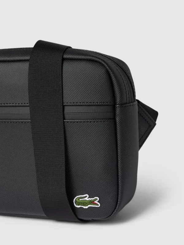 Lacoste Umhängetasche Mit Label-Patch – Schwarz 4