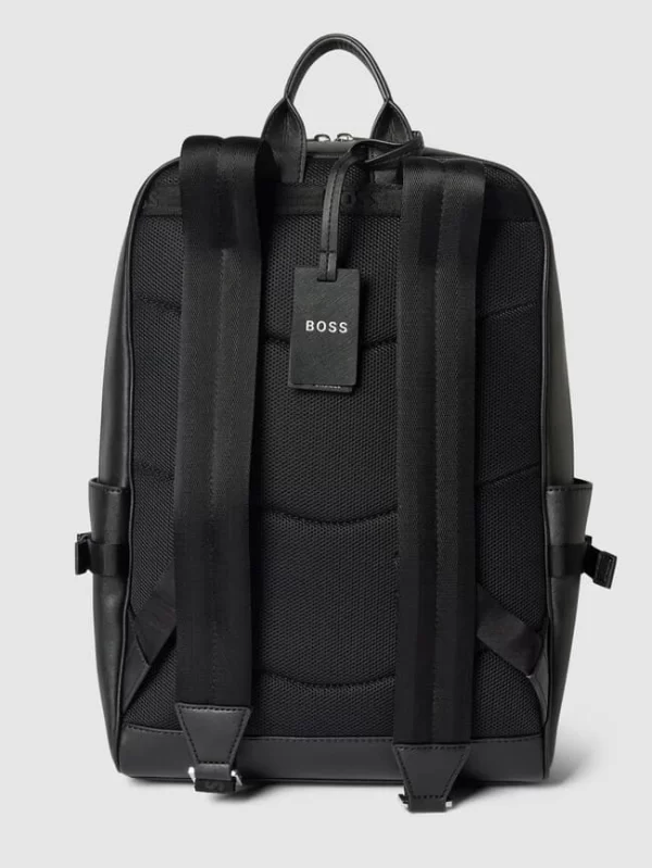BOSS Rucksack Mit Label-Print – Schwarz 6