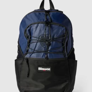 Blauer USA Rucksack Mit Label-Details Modell ‘LIGHT’ – Marineblau 9