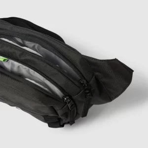 Quiksilver Bauchtasche Mit Steckschnalle Modell ‘LONE WALKER’ – Schwarz 13