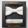 Monti Fliege Mit Allover-Muster – Ecru 16