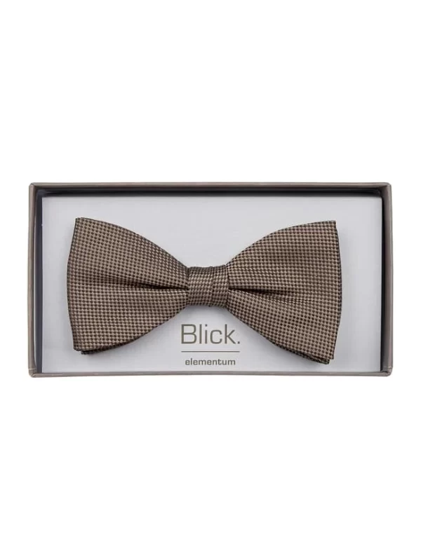 Blick Fliege Aus Reiner Seide – Beige 4