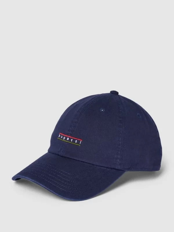 Bugatti Basecap Mit Label-Detail – Marineblau 1
