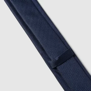 BOSS Krawatte Mit Strukturmuster – Marineblau 12