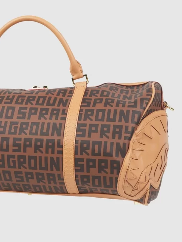Sprayground Weekender Mit Logo-Muster – Mittelbraun 4