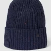 Esprit Beanie Mit Breitem Umschlag – Marineblau 8