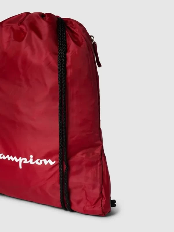 CHAMPION Rucksack Mit Label-Print Modell ‘Satchel’ – Dunkelrot 4