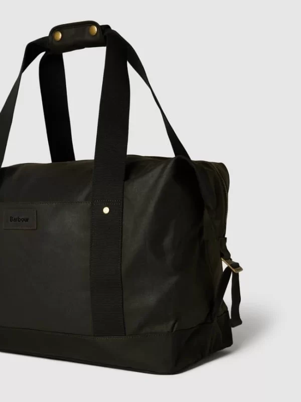 Barbour Weekender Mit Label-Patch Modell ‘BARBOUR EXPLORER WAX DUFF’ – Olivgrün 4