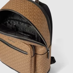 Michael Kors Rucksack Mit Allover-Logo – Beige 13