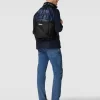 Blauer USA Rucksack Mit Label-Details Modell ‘LIGHT’ – Marineblau 17