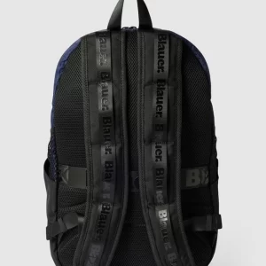 Blauer USA Rucksack Mit Label-Details Modell ‘LIGHT’ – Marineblau 15